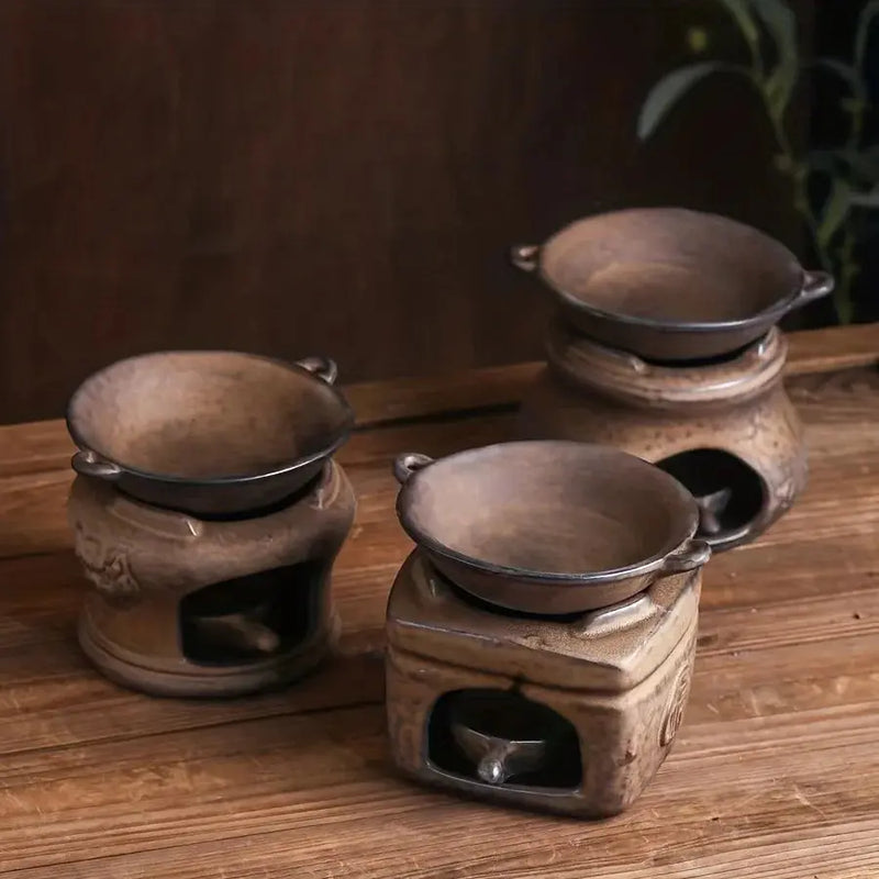 Diffuseur à chaleur douce en céramique pour huiles essentielles, résines et poudres d'encens