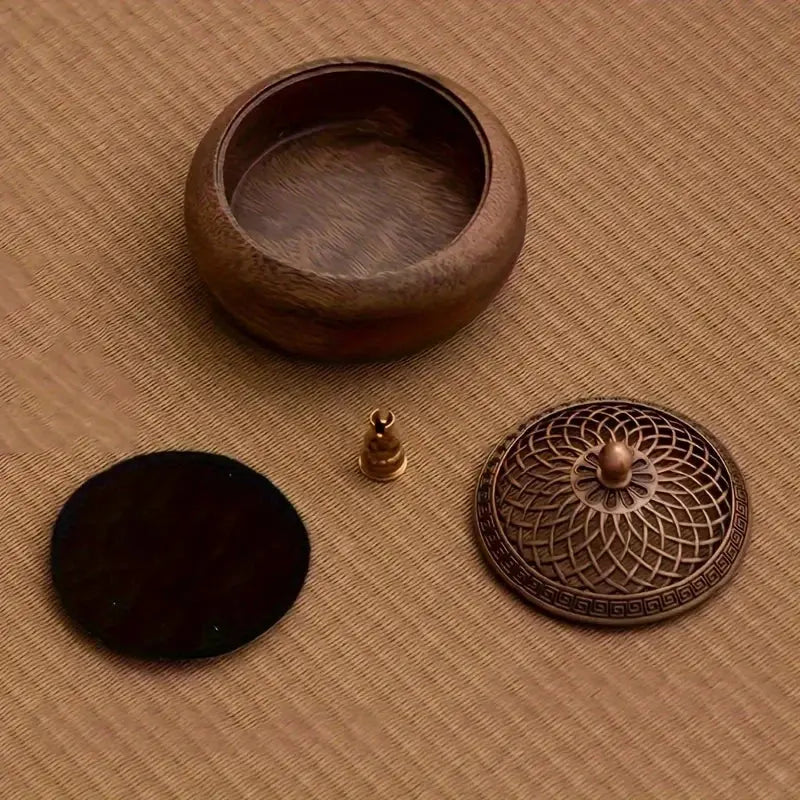 Brûleur d'encens parfait pour la méditation et la relaxation.