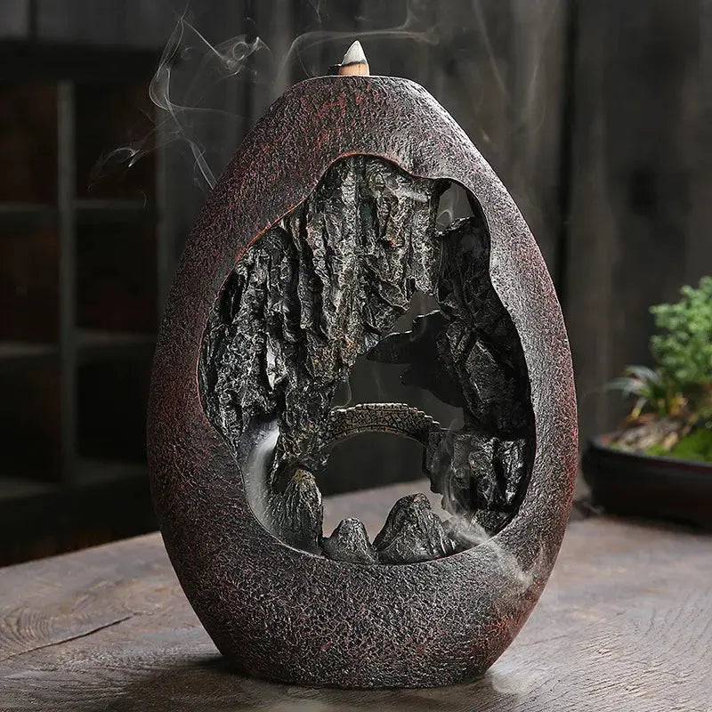 Porte-encens conçu pour la méditation et la relaxation profonde