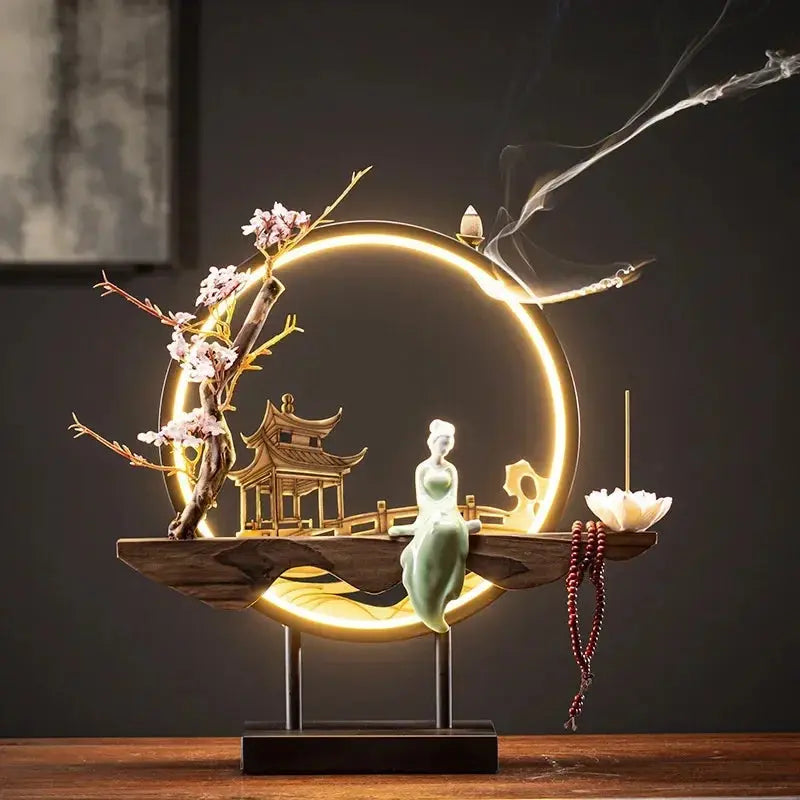 Sérénité – Porte-Encens Lumineux Zen ENCENSORIA