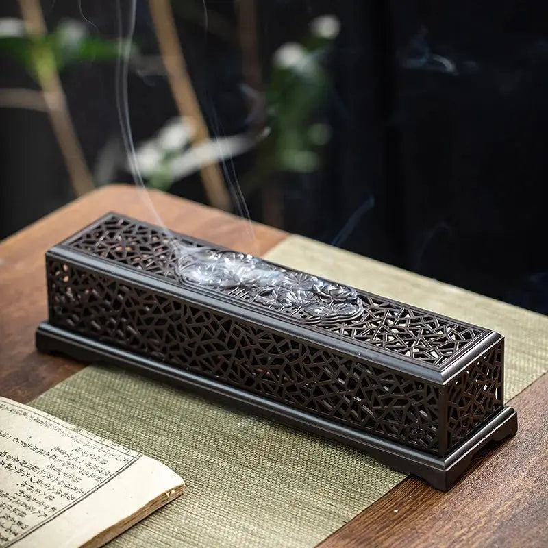 Porte-Encens Lotus Cuivré – Tradition Chinoise Élégante ENCENSORIA