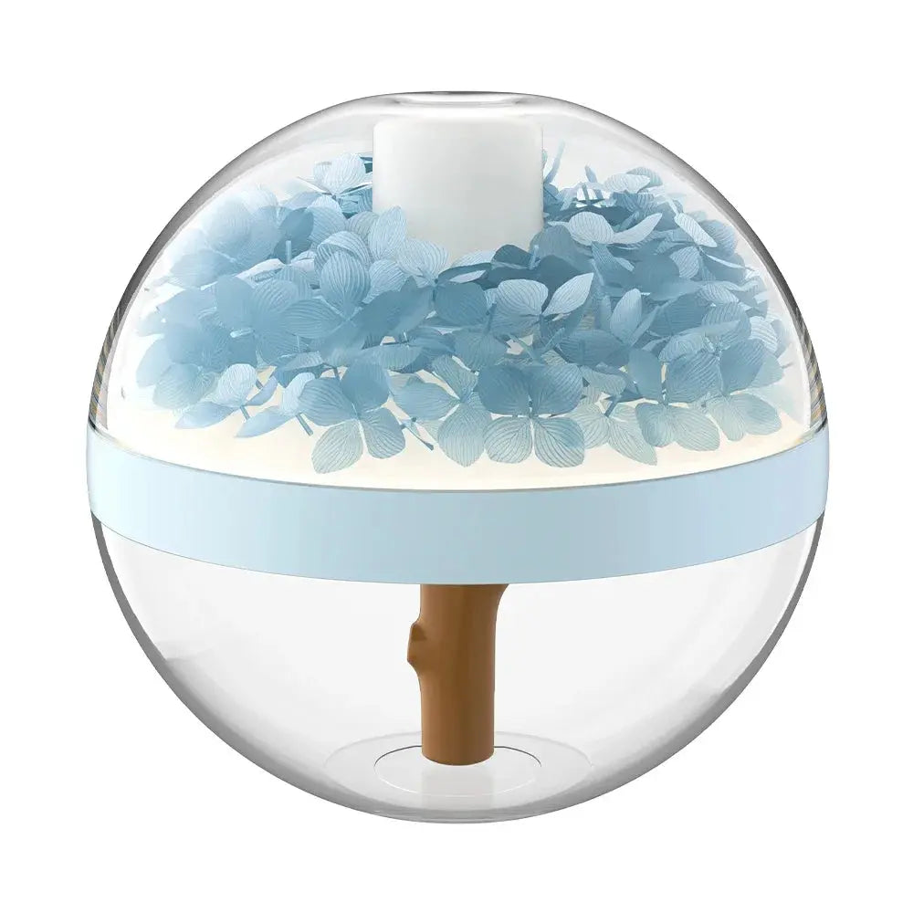 Diffuseur Huiles Essentielles USB Rechargeable – Effet Fleurs & LED ENCENSORIA