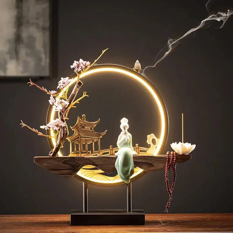 Sérénité – Porte-Encens Lumineux Zen ENCENSORIA