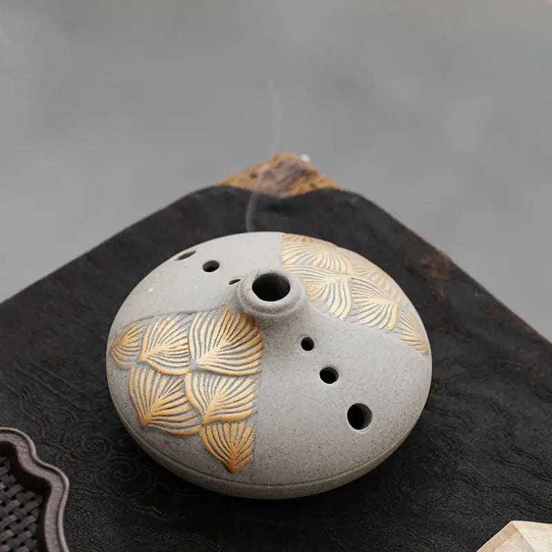 Brûleur d’Encens Japonais Vintage, Art Zen et Rituel ENCENSORIA