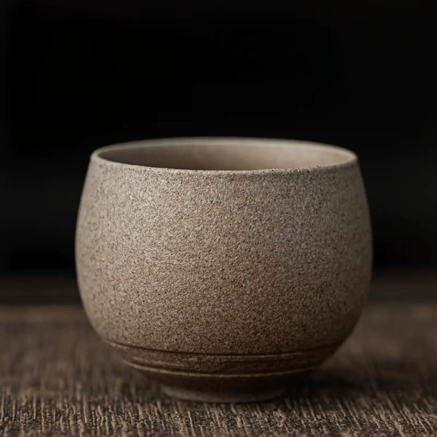 Accessoire cérémonie du thé wabi-sabi céramique, tasse 80ml plateau bambou dégustation intime