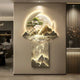 Applique Murale Japonaise LED – Poissons Paysage Zen