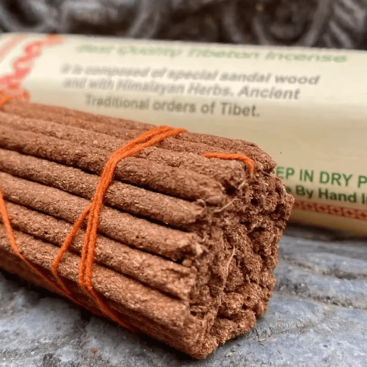Bâtons encens himalaya purification naturelle, herbes et plantes tibétaines combustion lente