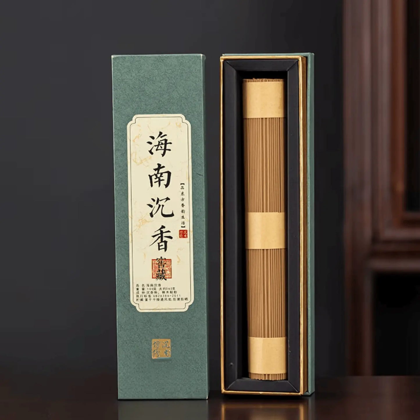 Bâtons encens tradition asiatique premium, parfums santal et bois d'agar artisanaux