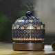Brûleur Électrique Encens Poudre & Résine – Émail Bleu Oriental