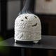 Brûleur d’Encens Céramique Blanche – Nuages & Ambiance Zen