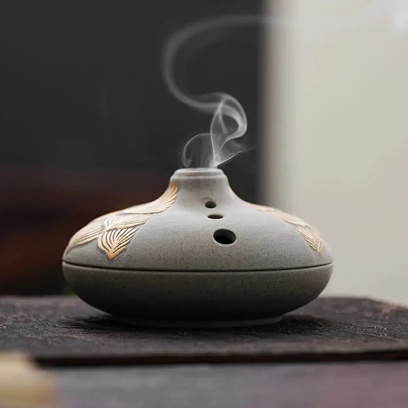 brûleur style japonais ancien pour encens