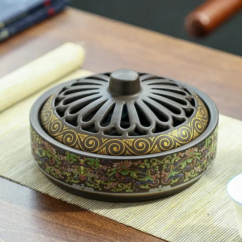 brûleur spirale motifs orientaux