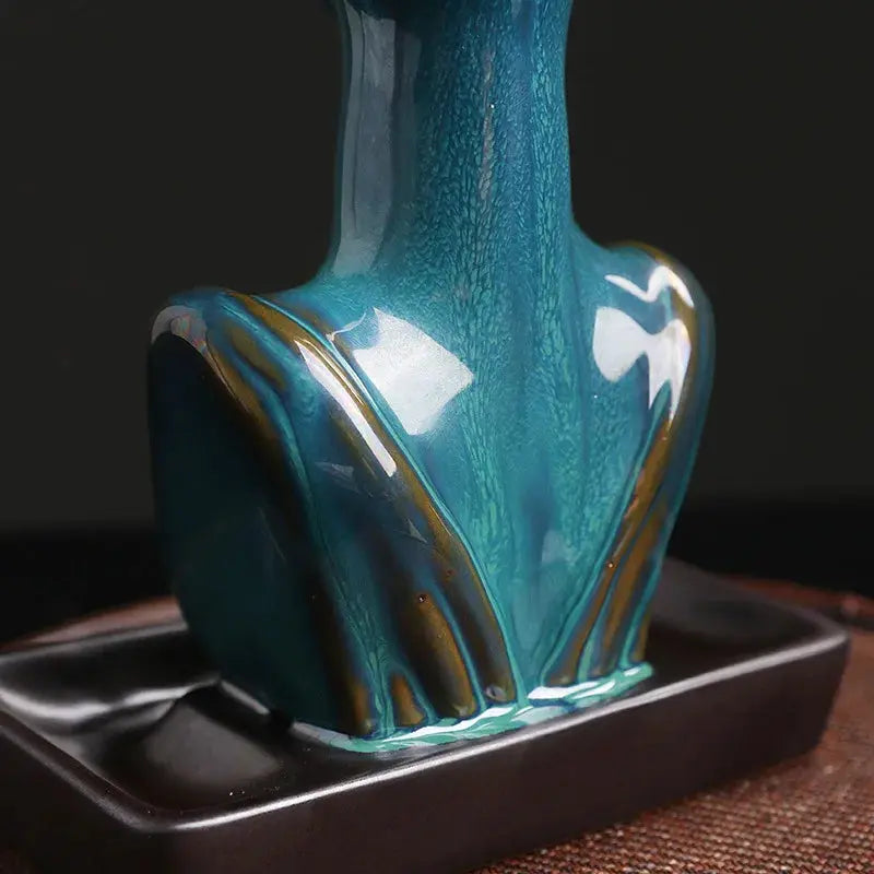  Brûleur encens visage avec cascade fluide