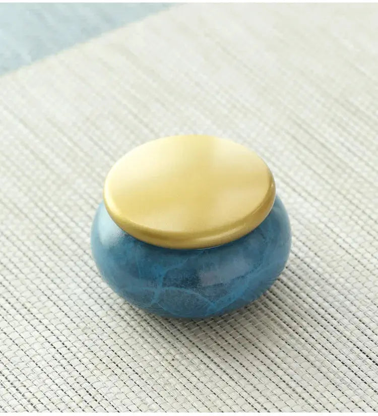  Coffret pour artisanat d’encens couleur bleue