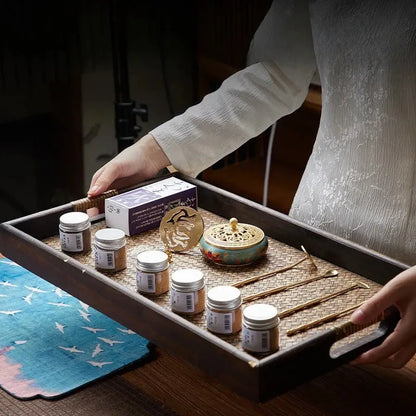 Coffret compatible encens filé, pan ou sceau