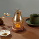 Diffuseur Arômes à Bougie en Verre – Chaleur Douce & Base Bois