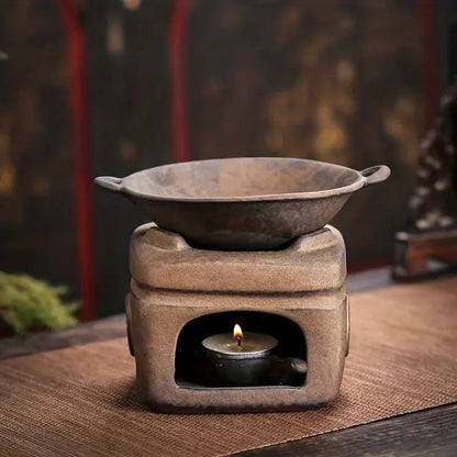 Diffuseur à chaleur douce artisanal en céramique.