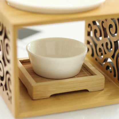 Diffuseur d’huiles essentielles en bois pour ambiance zen