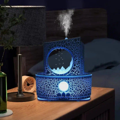 Diffuseur avec télécommande et ambiance lumineuse