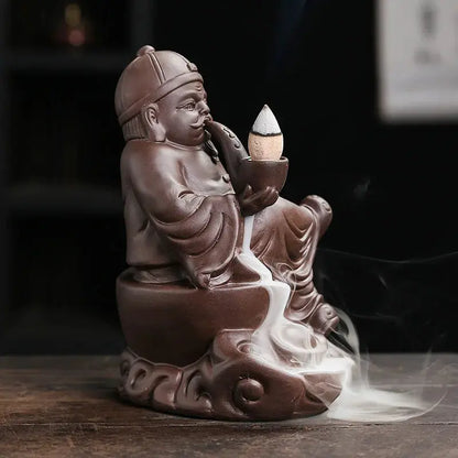 Fontaine encens figurative pour relaxation inspirée d’Asie