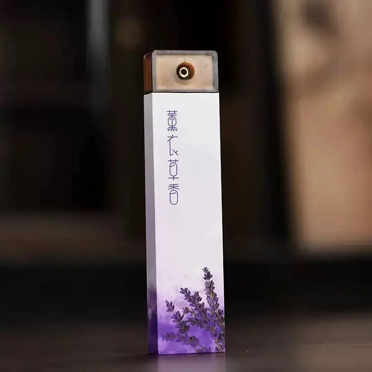 Encens nomade santal boîte bois compact tout-en-un, parfum boisé chaud et crémeux