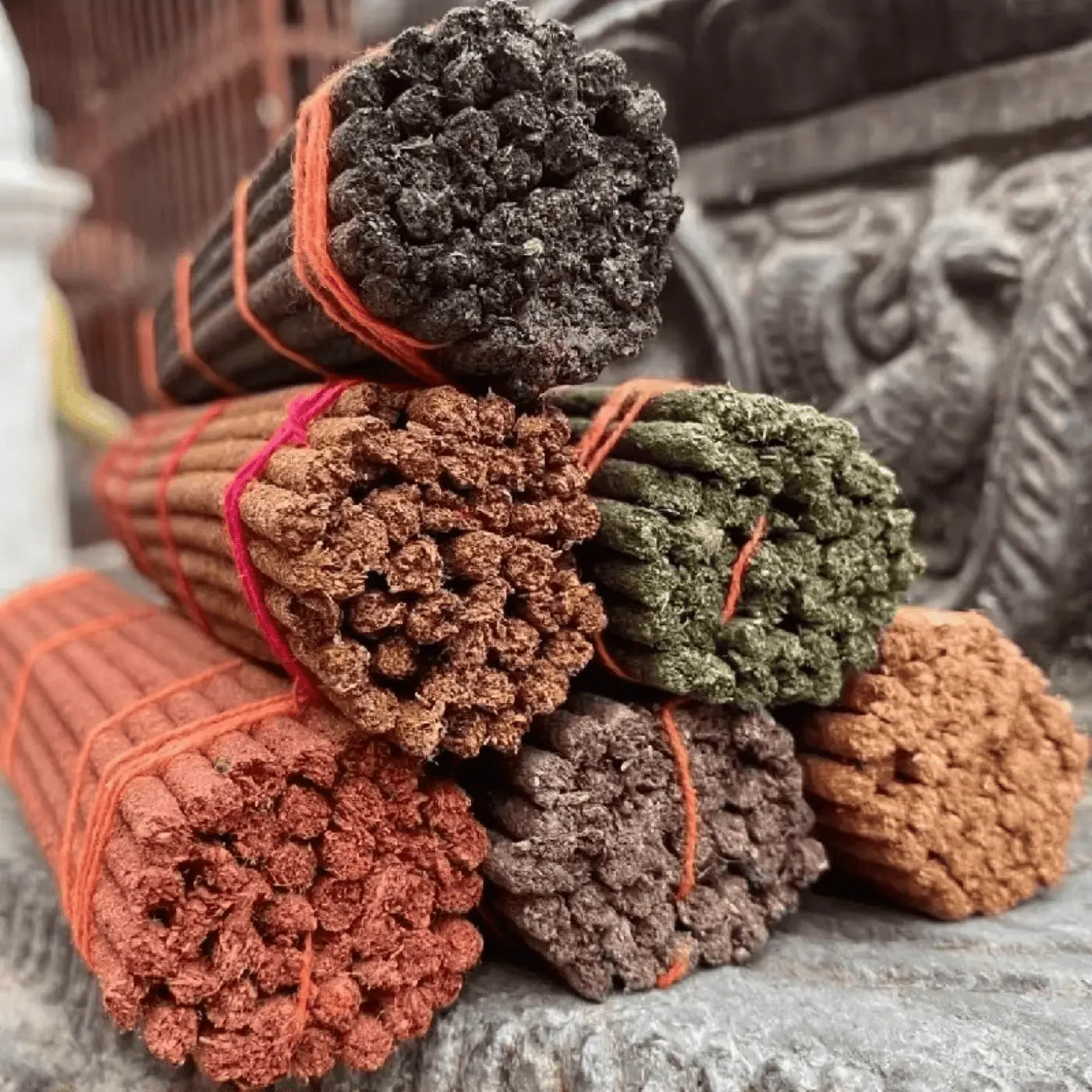 Encens tibétain sans produits chimiques zen, fabrication ancestrale artisans népalais authentique