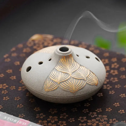 objet rituel zen en céramique