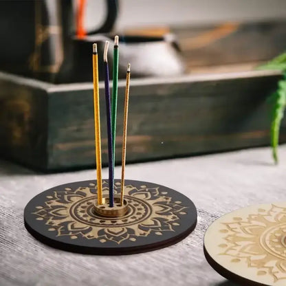 Encensoir en bois idéal pour la méditation et la relaxation