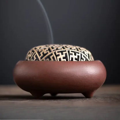 Encensoir trépied décoratif pour espace méditatif