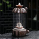 Fontaine d’Encens Cactus LED Boule de Cristal Aromathérapie