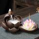 Fontaine d’Encens Lotus Zen – Cascade Backflow Porte-Bâton