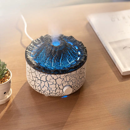Humidificateur ultrasonique silencieux design volcan