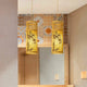 Lanterne Japonaise en Bambou – Suspension Murale Zen