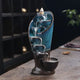 Porte-Encens Cascade Céramique Bleu Gris – Backflow