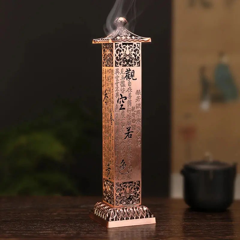 porte-encens décoratif à symbolique spirituelle