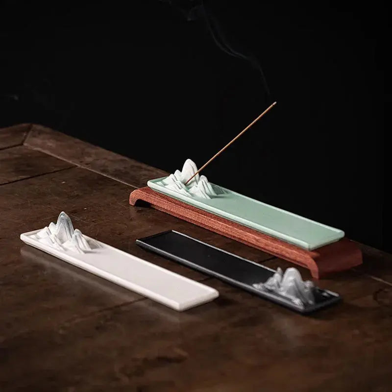 Porte-encens Jiangshan en céramique élégante