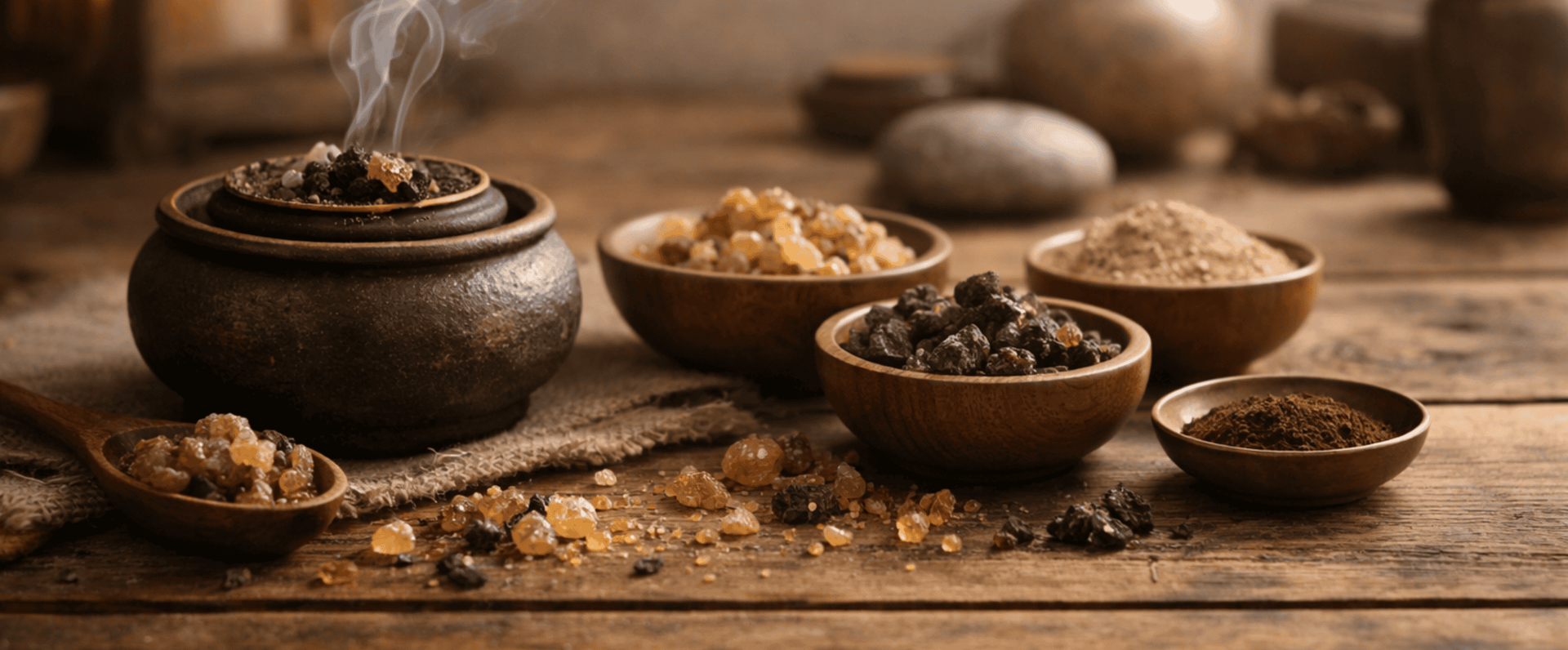 Résines et Poudres d'Encens naturelles et traditionnelles