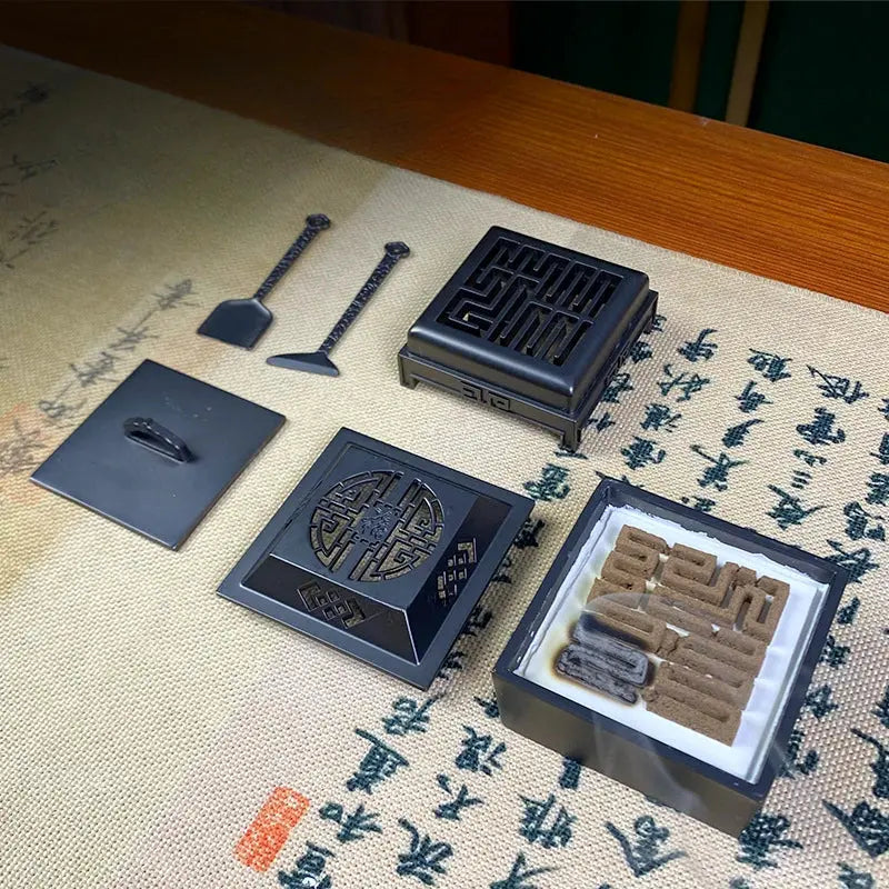 Set pour encens en poudre version sceau