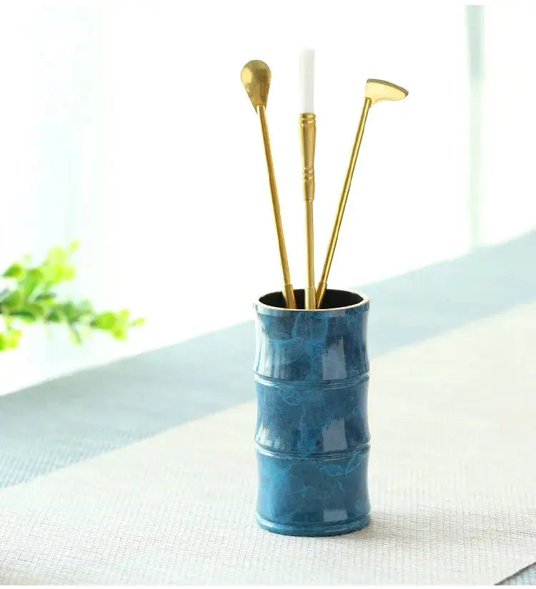  Set complet pour encens en poudre ou pressé