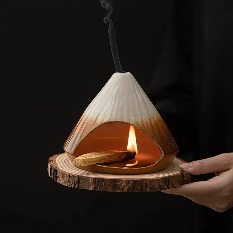 support en céramique pour bâtons de sauge et palo santo