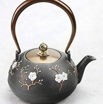 Théière japonaise fonte cérémonie du thé, masse thermique incomparable infusion authentique