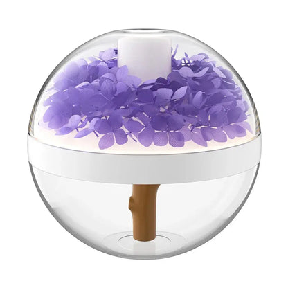 veilleuse florale diffuseur d’huiles essentielles
